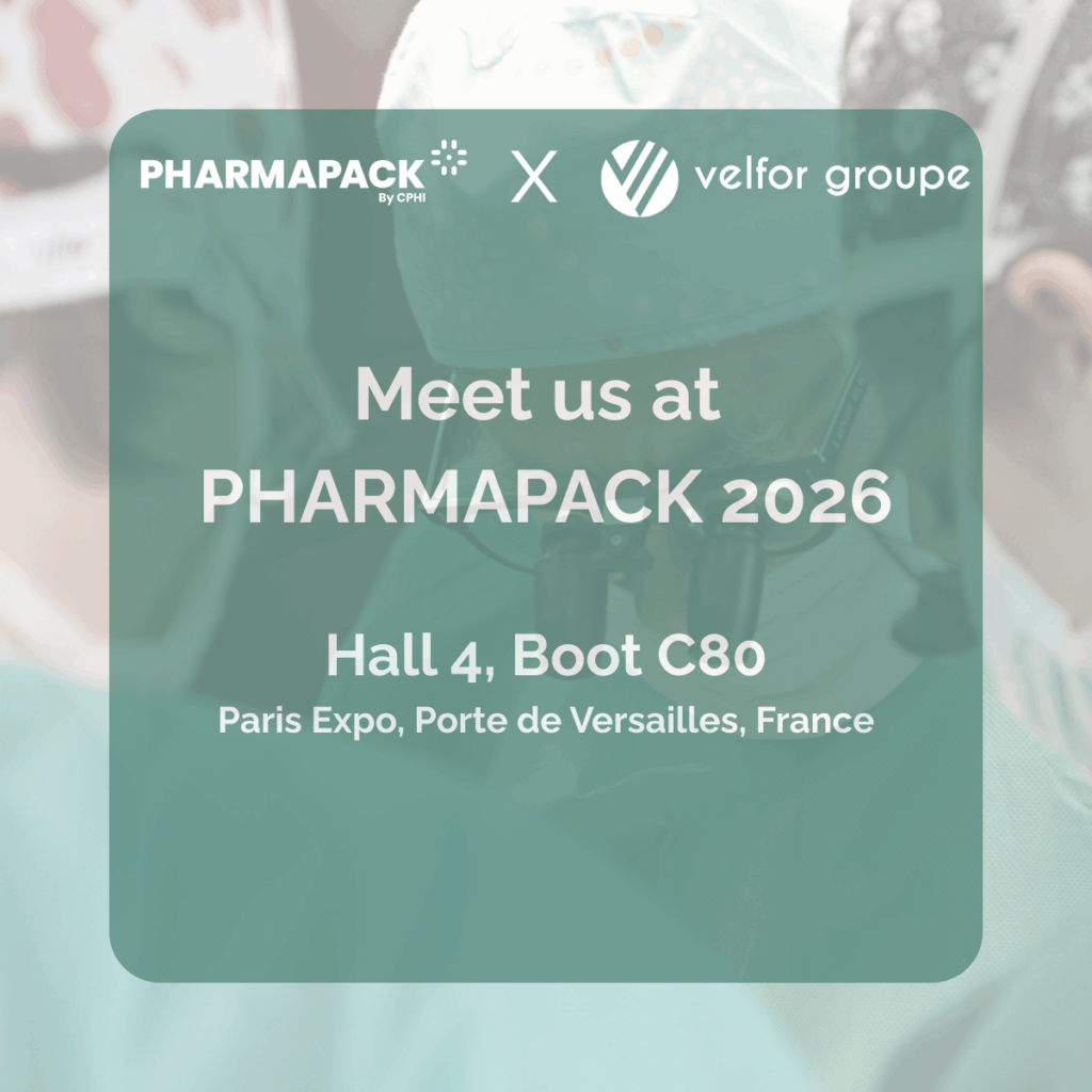 velfor participe au salon 2026 pharmapack